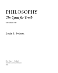 Philosophy : the quest for truth